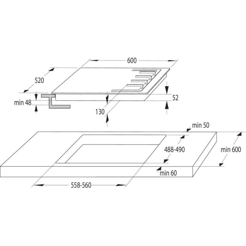 Комплект вбудованої техніки Gorenje SET BO6737E02XK G642ABX