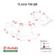 Витяжка PERFELLI TL 6316 Full Inox 700 LED