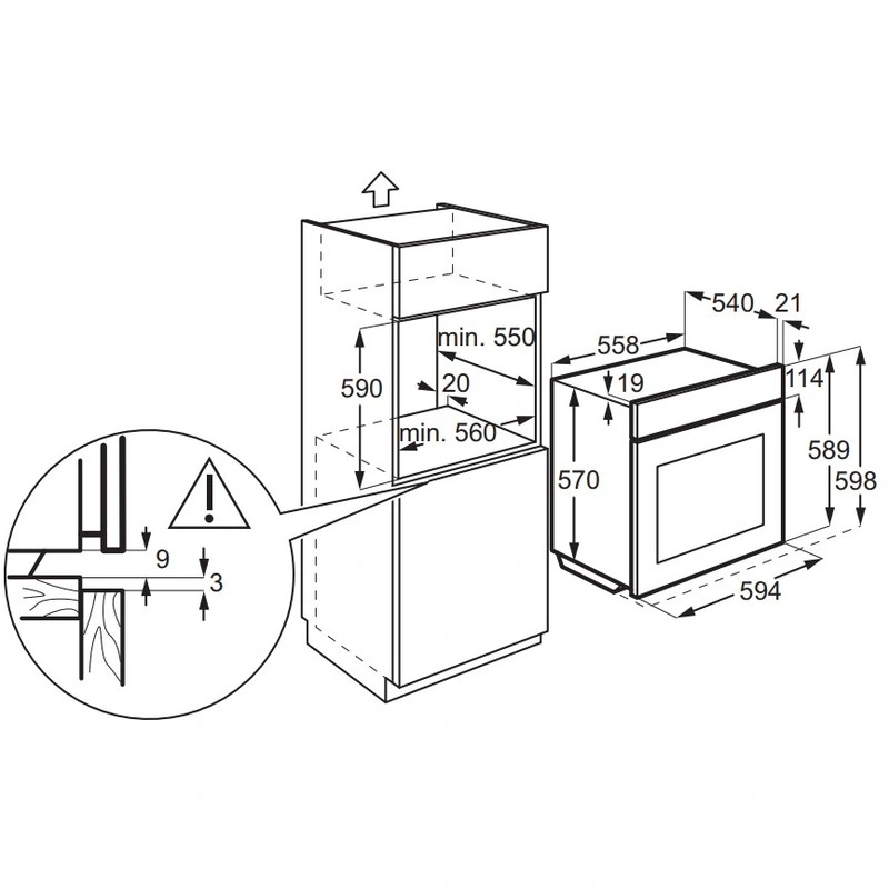 Духова шафа ELECTROLUX EOF6P76BX