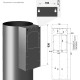 Витяжка FABIANO Cylindra 35 Silent Inox