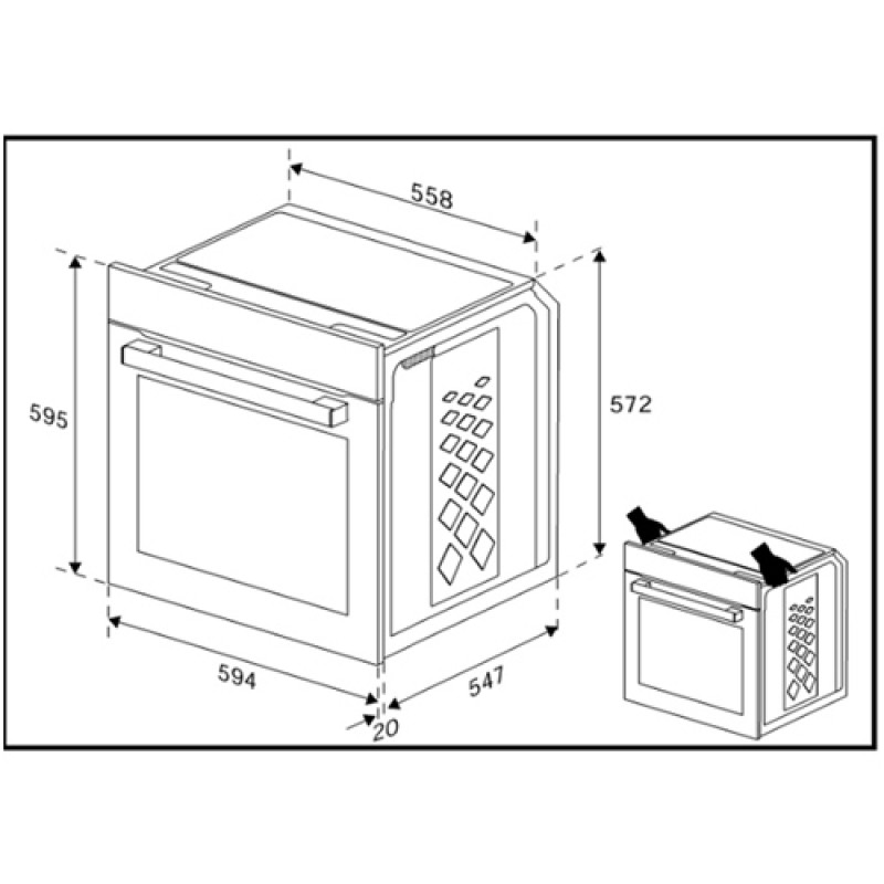 Духова шафа BEKO BBIR17300BCS