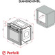Духова шафа PERFELLI DIAMOND 6M8L NERO