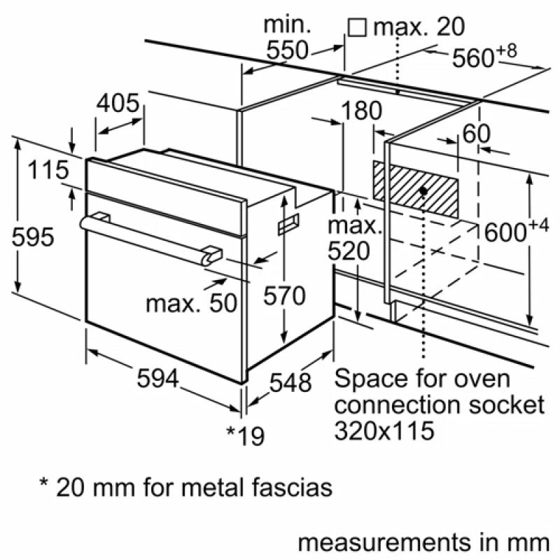 Духова шафа BOSCH HBJ558YW3Q
