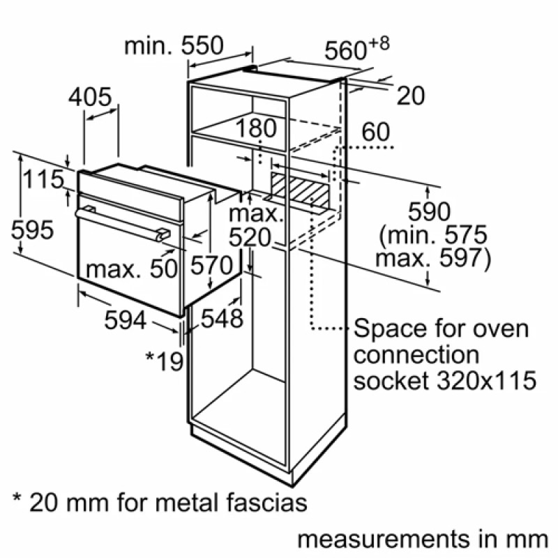 Духова шафа BOSCH HBJ558YW3Q