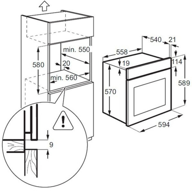 Духова шафа ZANUSSI OPZB4230B