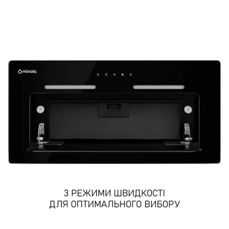 Витяжка MINOLA HBI 6473 BL GLASS 800 LED Line