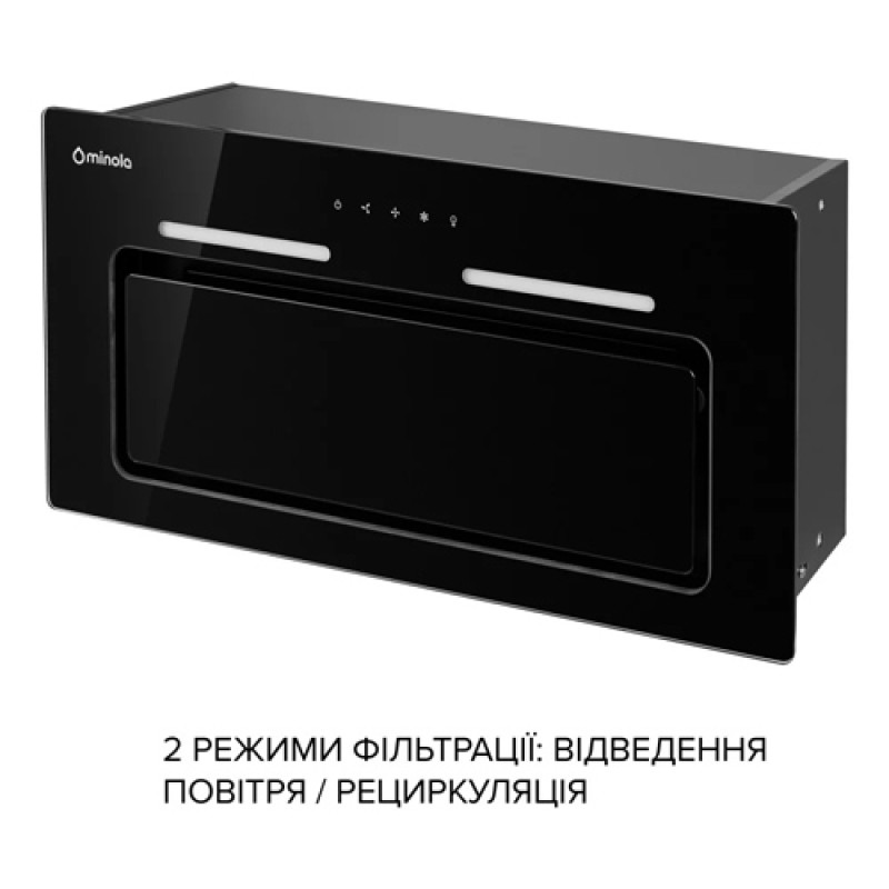 Витяжка MINOLA HBI 6473 BL GLASS 800 LED Line