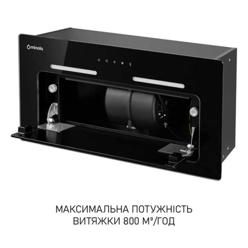 Витяжка MINOLA HBI 6473 BL GLASS 800 LED Line