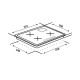 Варильна поверхня VENTOLUX HG631-A3MC CEST (AN)