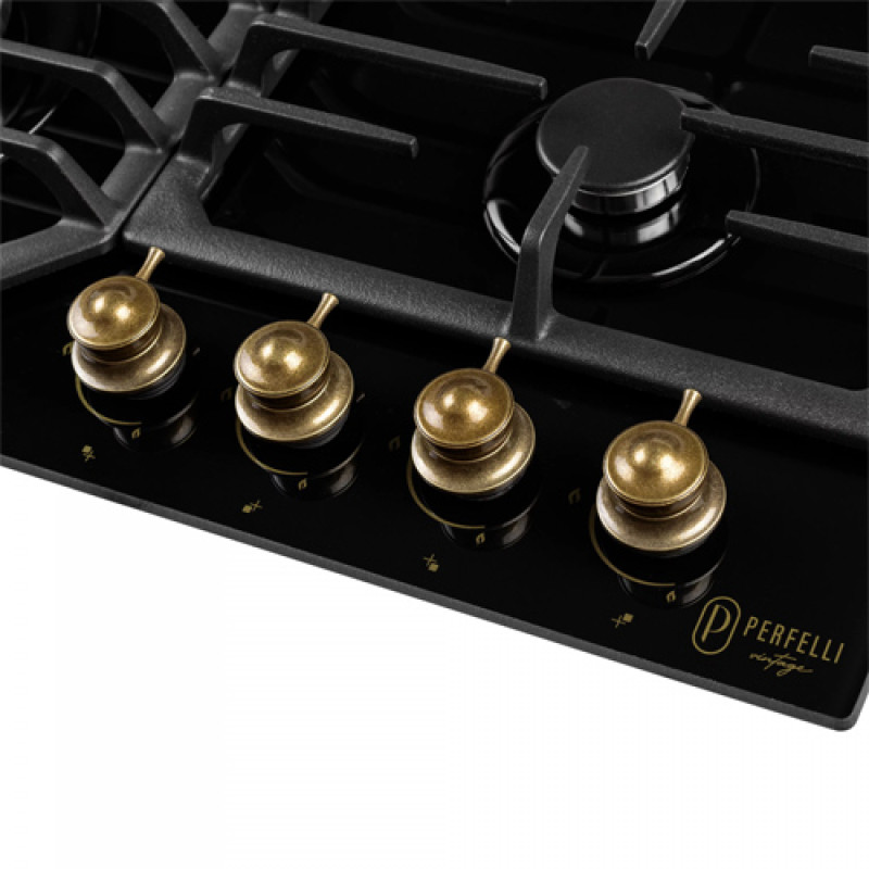 Варильна поверхня PERFELLI VINTAGE GW69C NERO