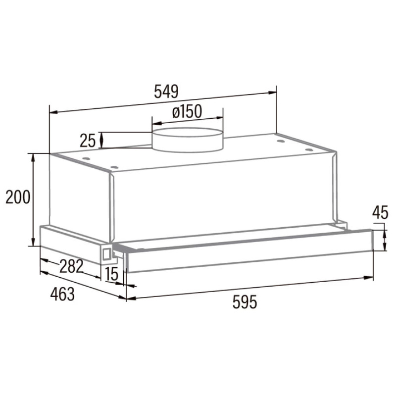 Витяжка CATA TFB-5160 X