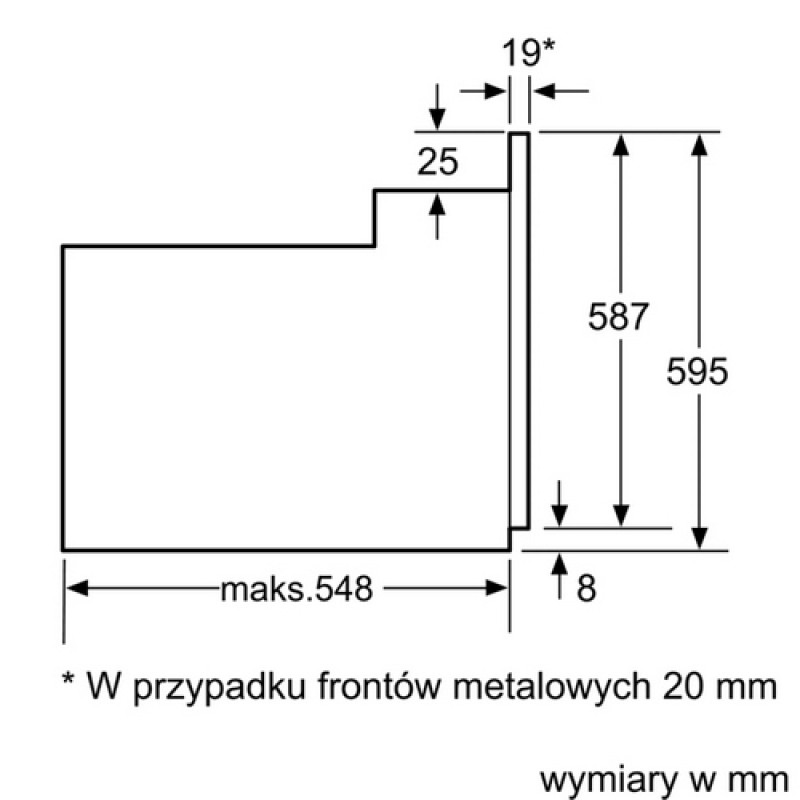 Духова шафа BOSCH HAF113ES0