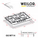 Варильна поверхня WEILOR GG W 714 BL