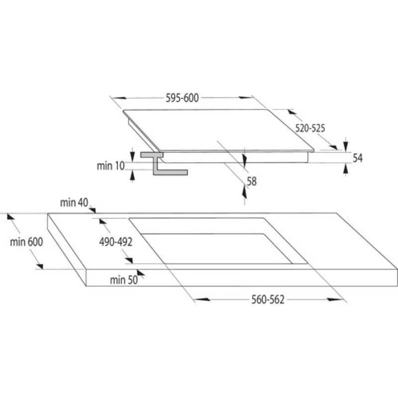 Варильна поверхня HISENSE HI6401BSC