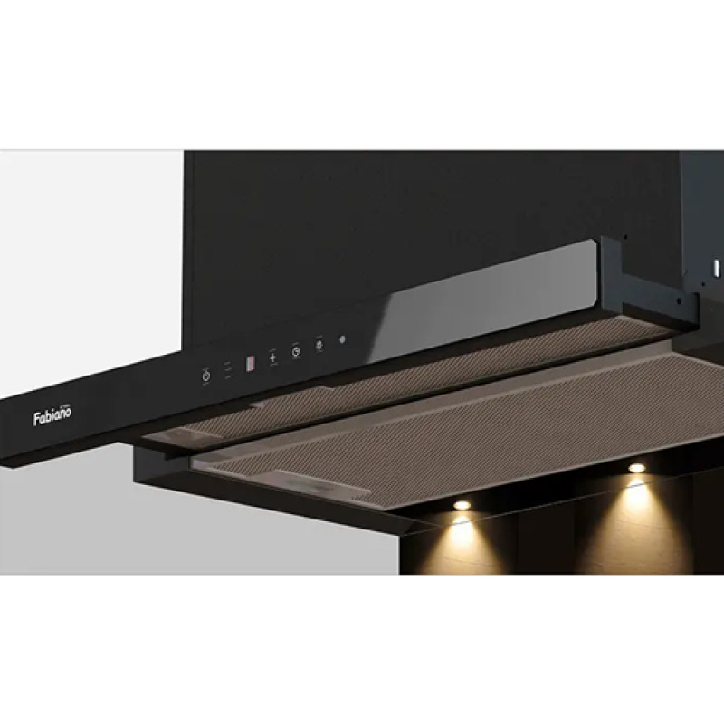 Витяжка FABIANO Smart 60 TC Black Glass