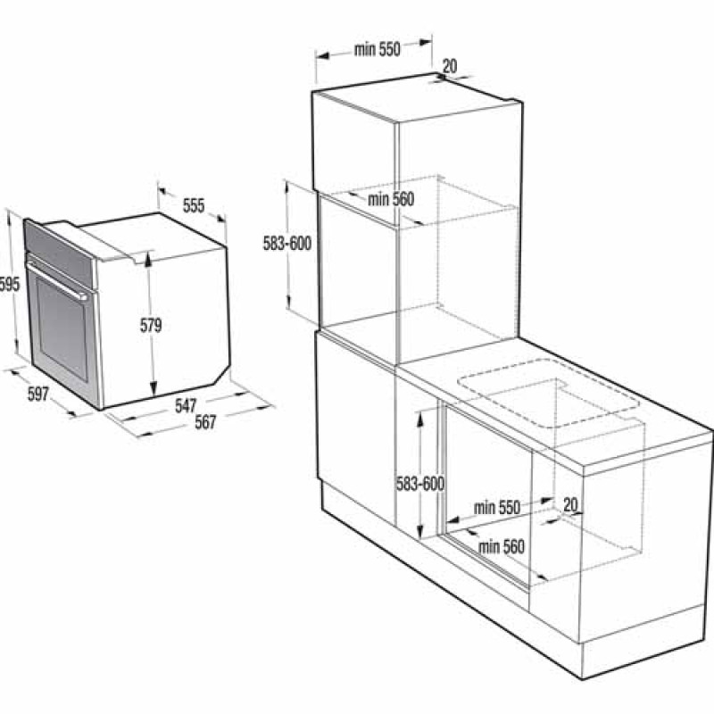 Духова шафа GORENJE BO758ORAB