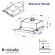 Витяжка MINOLA MTL 6212 BL 700 LED