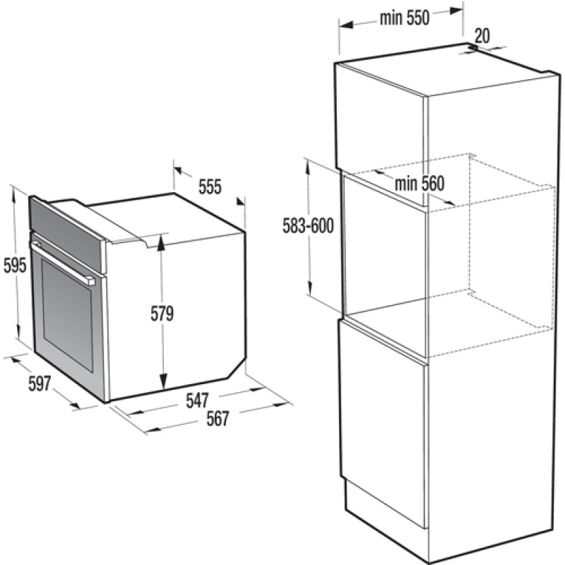 Духова шафа GORENJE BOS747A33XG