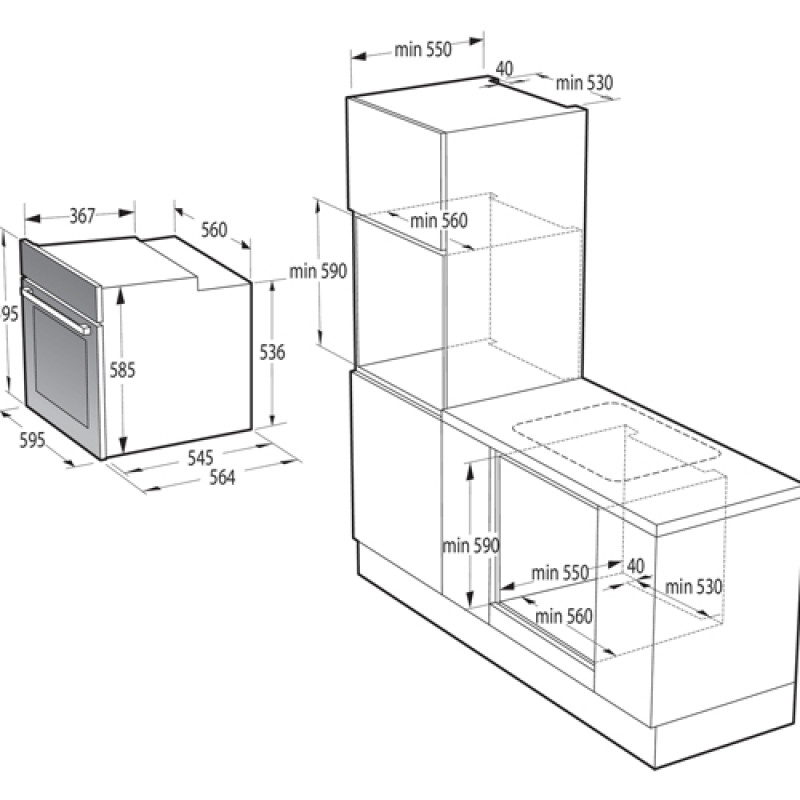 Духова шафа GORENJE BOS6747A01BG