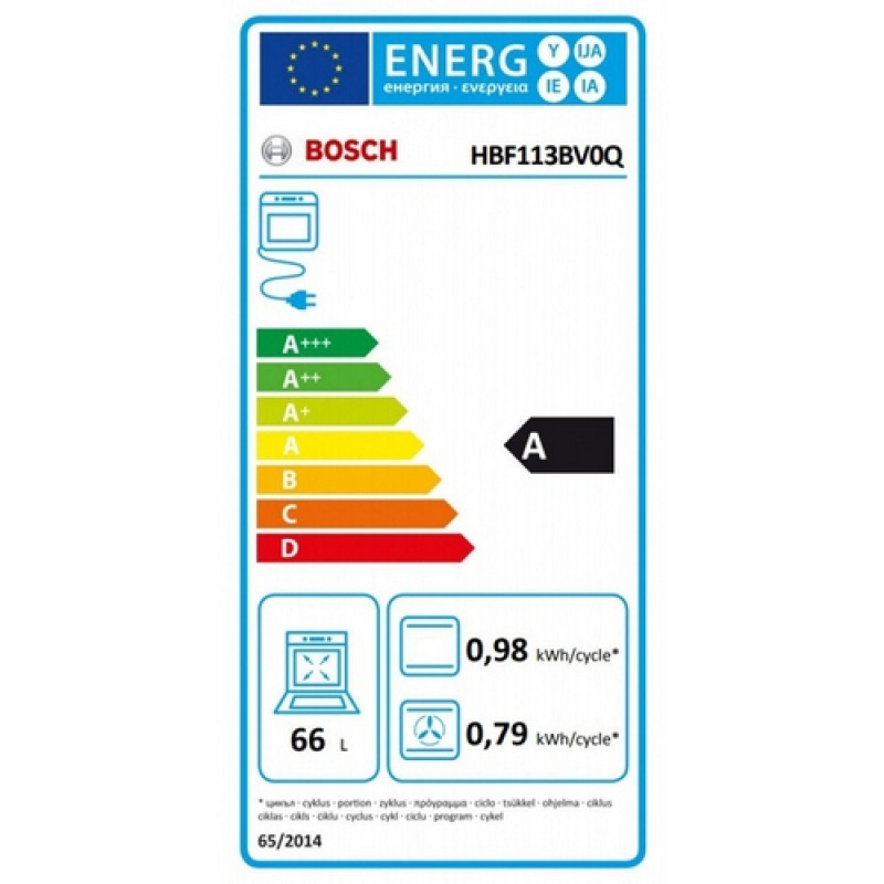 Духова шафа BOSCH HBF113BV0Q