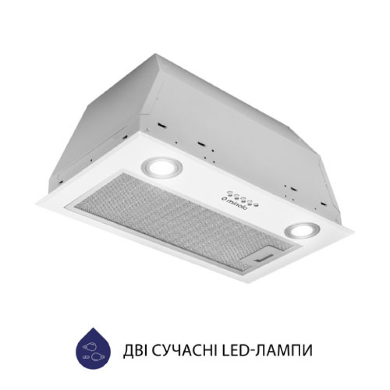 Витяжка MINOLA HBI 5722 WH 1200 LED