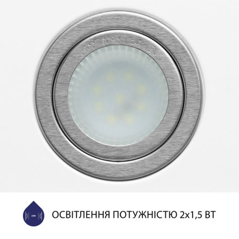 Витяжка MINOLA HBI 5722 WH 1200 LED