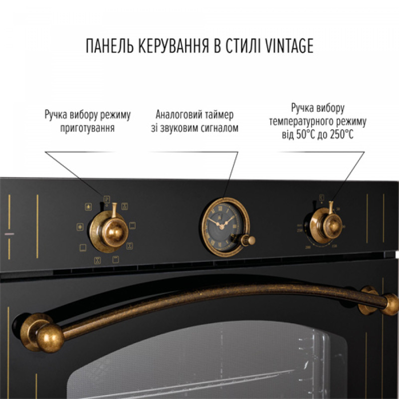 Духова шафа PERFELLI VINTAGE 6A8N NERO