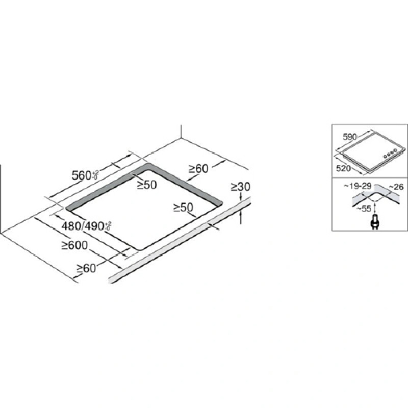 Варильна поверхня BOSCH PNK6B2P40R