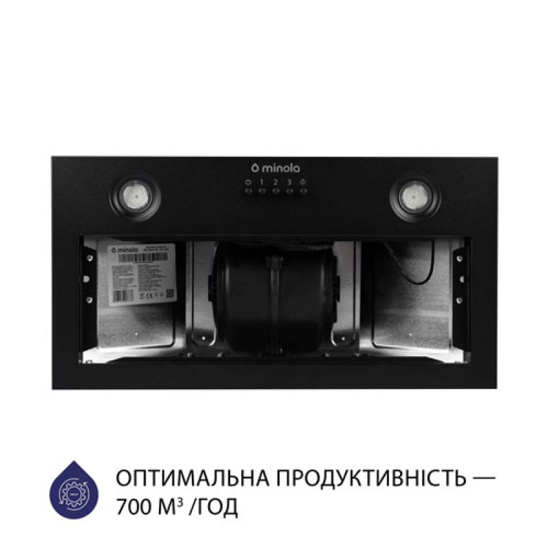 Витяжка MINOLA HBI 52042 BL 700 LED