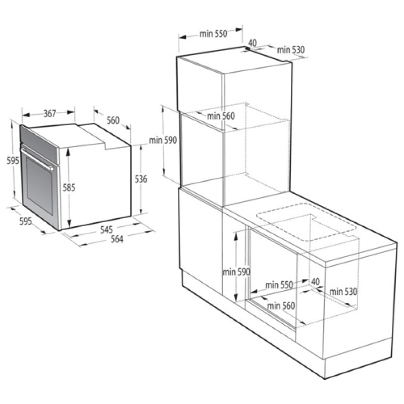 Духова шафа GORENJE BO6737E02BG