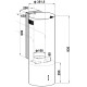 Витяжка FABIANO Cylindra 35 Silent Black
