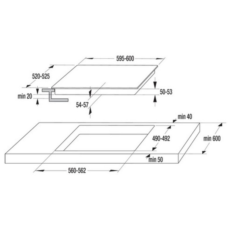 Варильна поверхня GORENJE ECT 643 WCSC