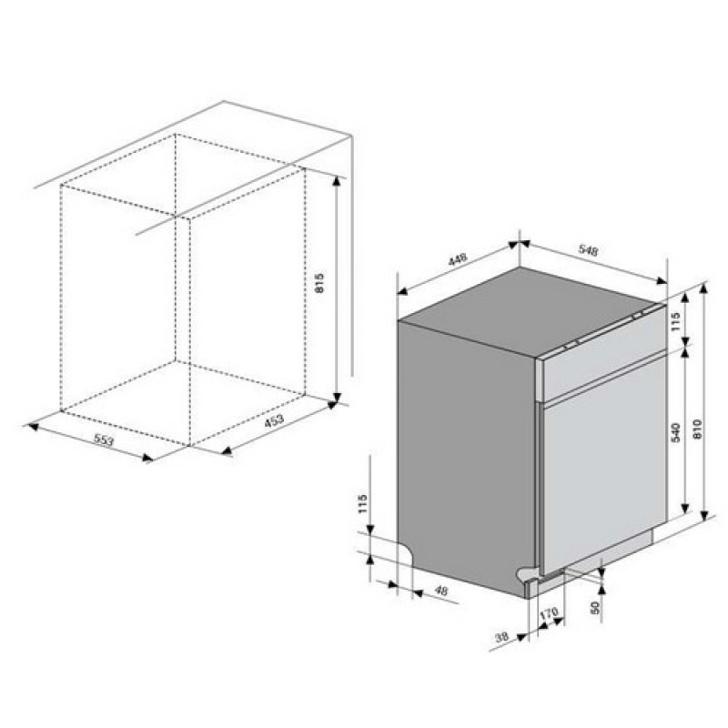 Посудомийна машина VENTOLUX DW 4509 4M NA