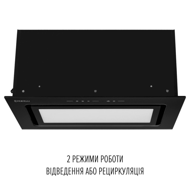 Витяжка PERFELLI DESIGN VISION 6 NERO SILENZIO