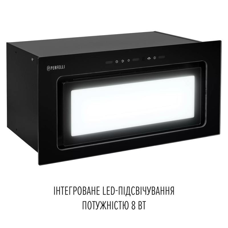 Витяжка PERFELLI DESIGN VISION 6 NERO SILENZIO