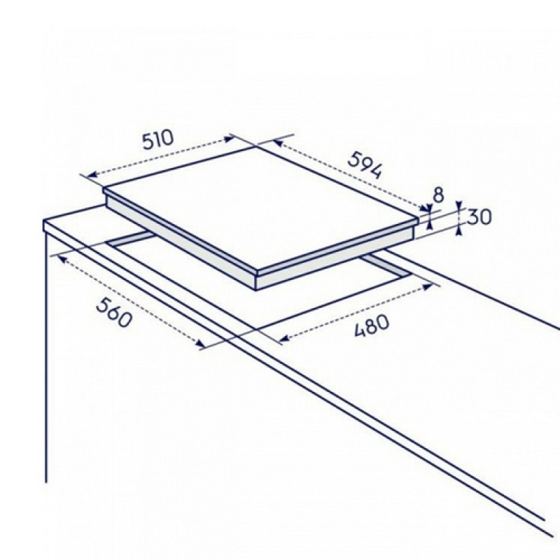 Варильна поверхня ELECTROLUX EGH 6349 BOX