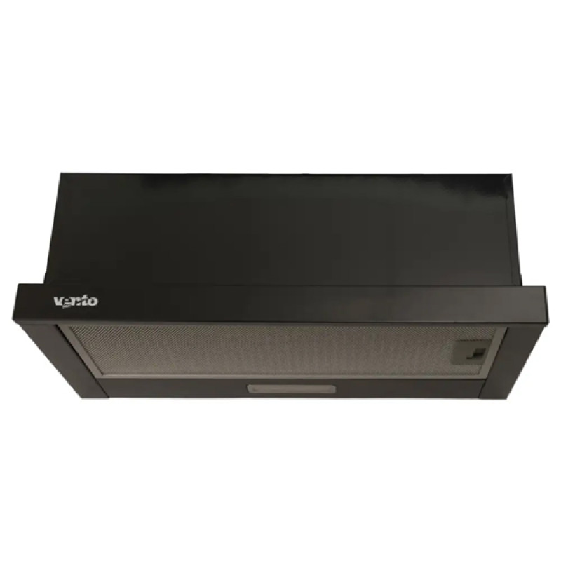 Витяжка VENTOLUX GARDA 60 BK (700) LED 2S