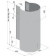 Витяжка FABIANO Cylindra 40 Inox