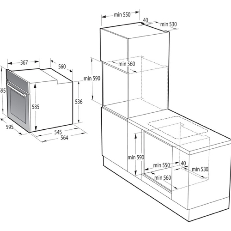Духова шафа GORENJE BPSA6747A08WG