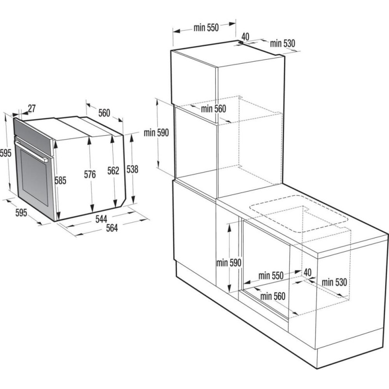 Духова шафа GORENJE BOP6373E28EBG