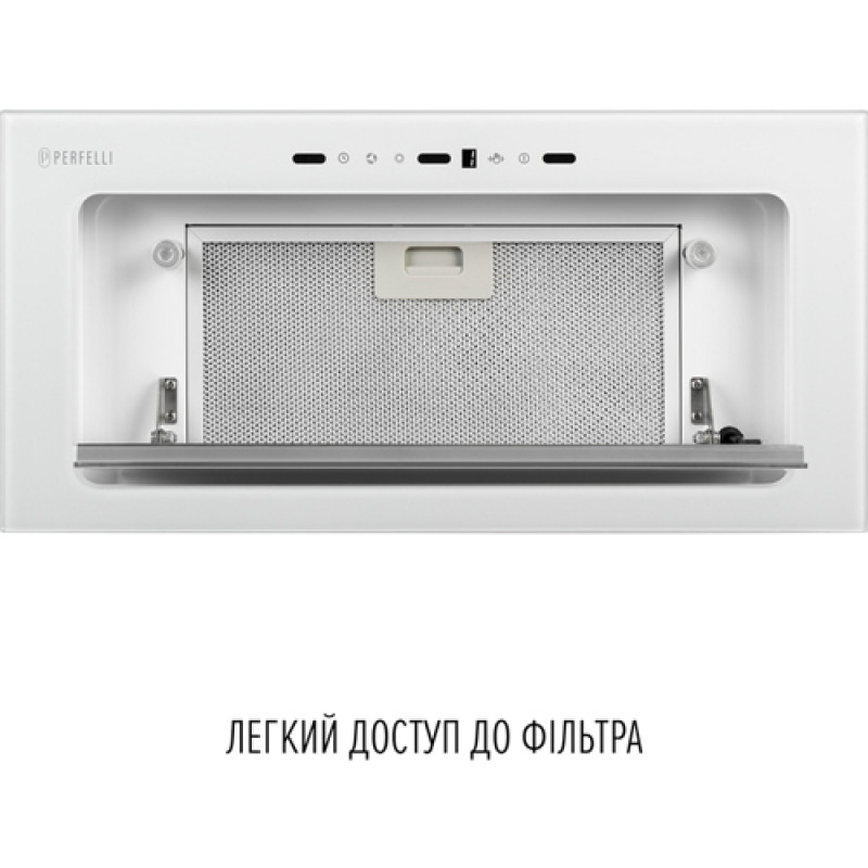 Витяжка PERFELLI DESIGN VISION 6 BIANCO SILENZIO