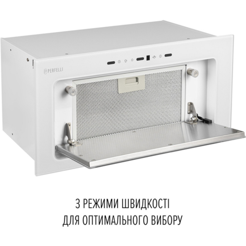 Витяжка PERFELLI DESIGN VISION 6 BIANCO SILENZIO