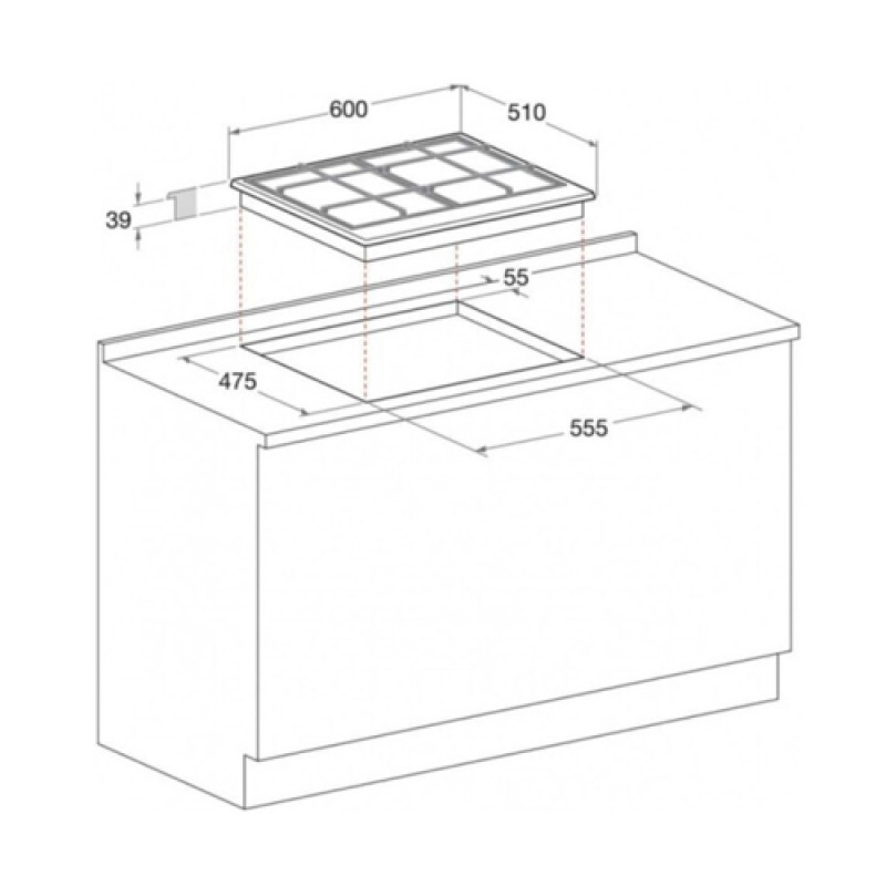 Варильна поверхня WHIRLPOOL GMT6422AN