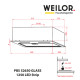 Витяжка WEILOR PBS 52650 GLASS BG 1250 LEDstrip