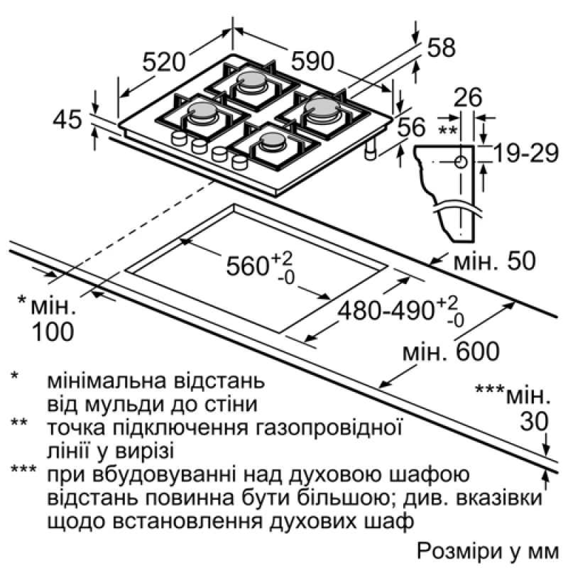 Варильна поверхня BOSCH PNK6B6P40R