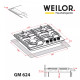 Варильна поверхня WEILOR GM 624 WH