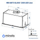 Витяжка MINOLA HBI 6873 IV GLASS 1200 LED Line