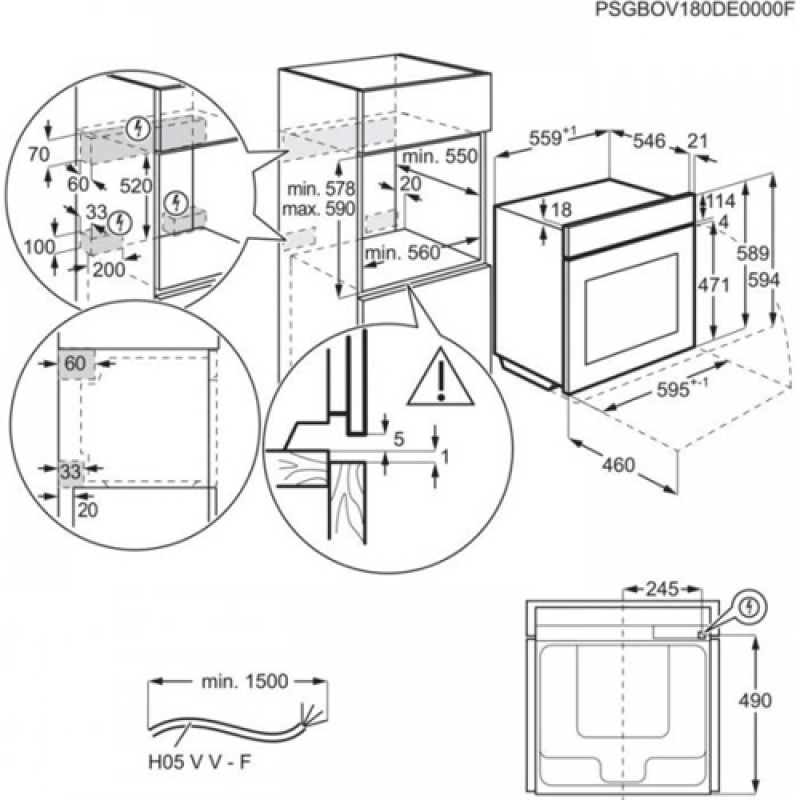 Духова шафа ELECTROLUX KODEC75X