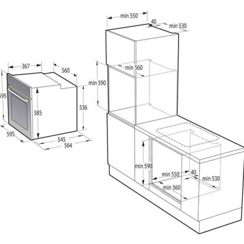 Духова шафа GORENJE BPSA6747A08BG