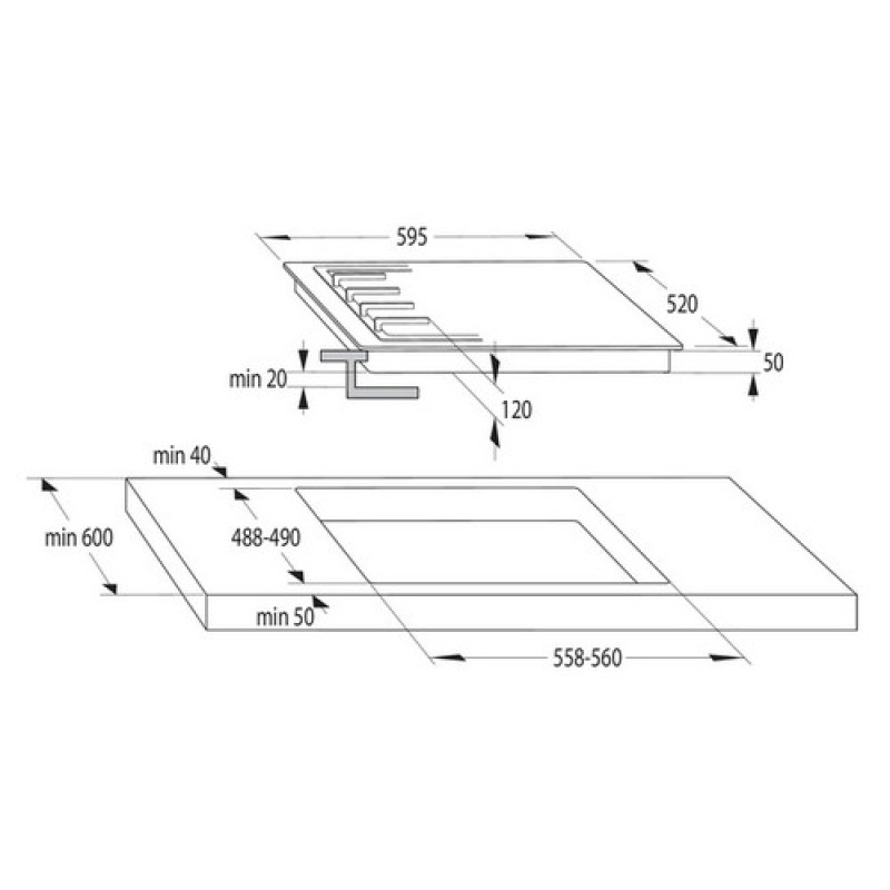 Варильна поверхня GORENJE GCI 691 BSC
